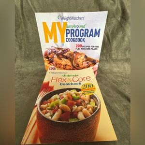 2 for 1 Weight Watchers Cookbooks Ultimate Flex & Core + My Turnaround Program